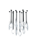 Tirelle Glass Chandelier-Moonnatur