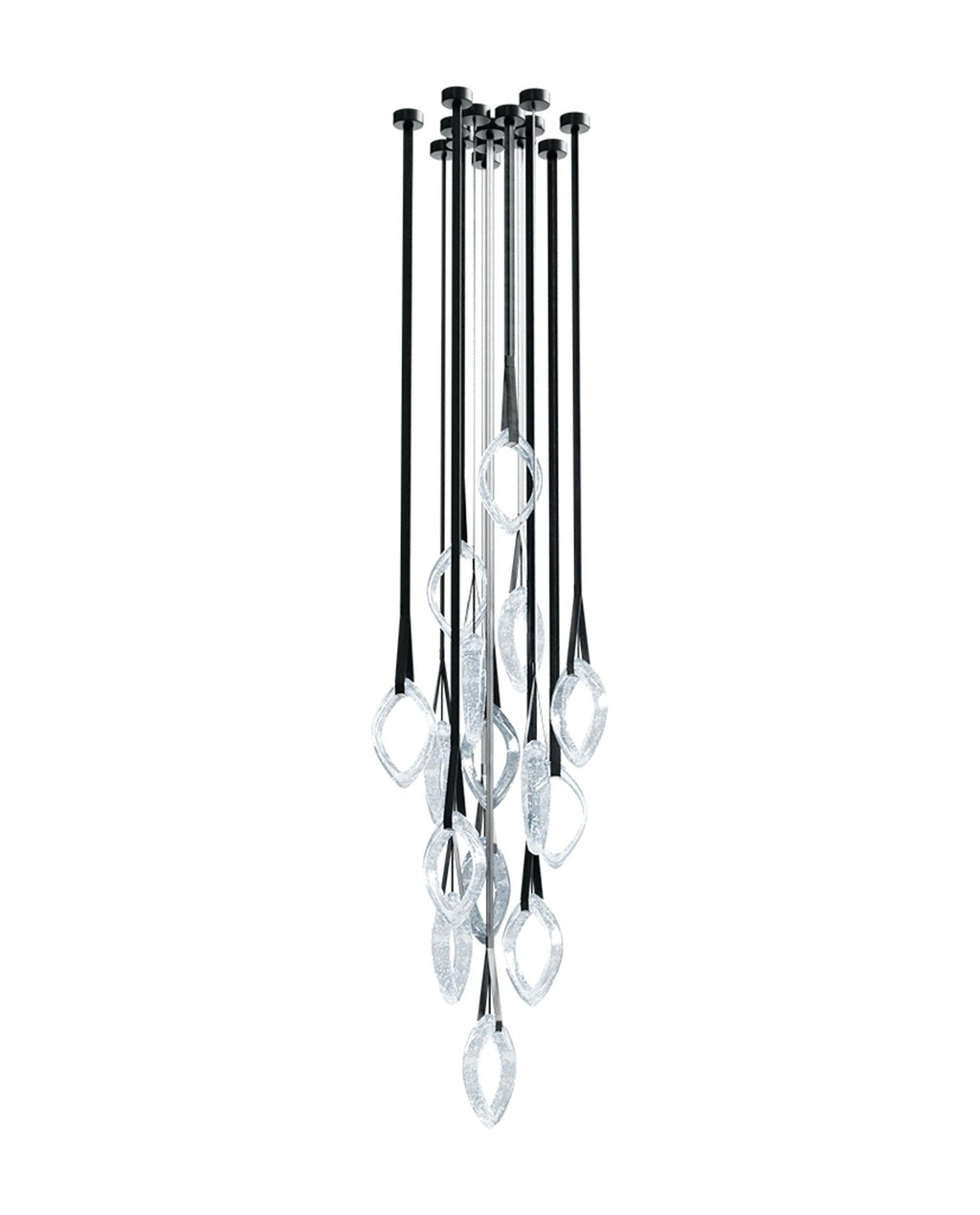 Tirelle Glass Chandelier-Moonnatur