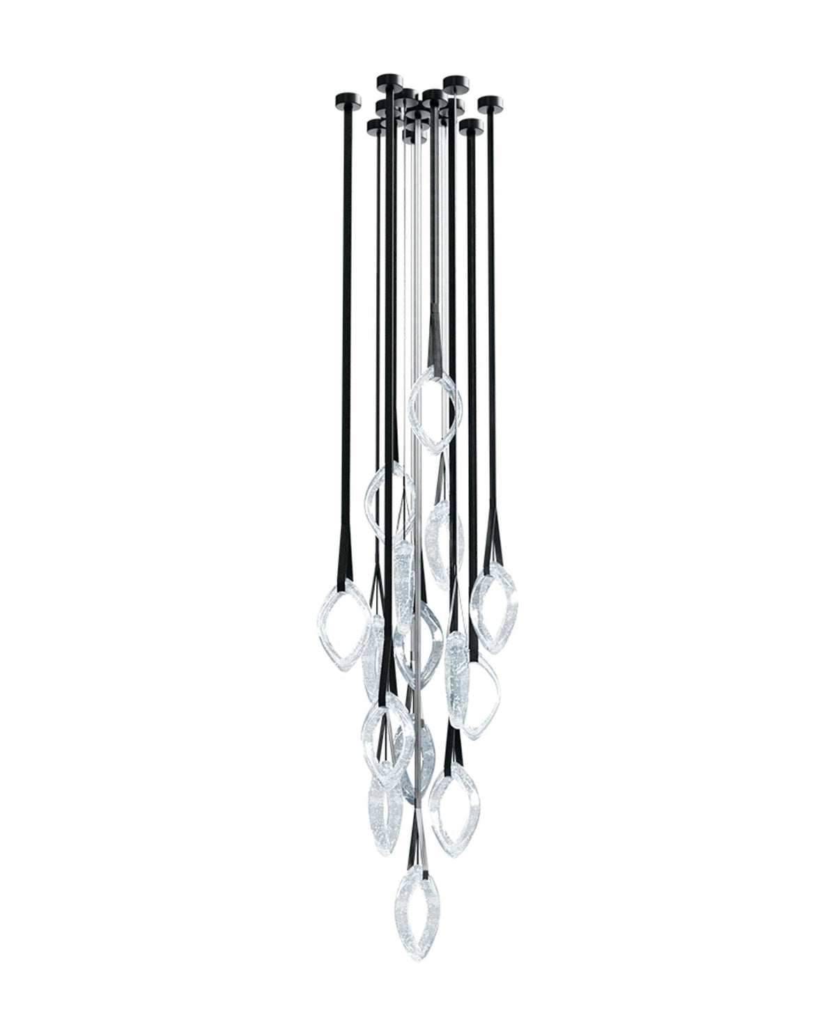 Tirelle Glass Chandelier-Moonnatur