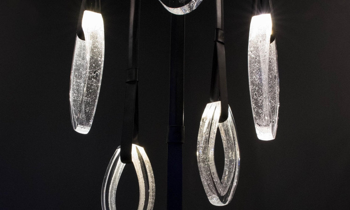 Tirelle Glass Chandelier-Moonnatur