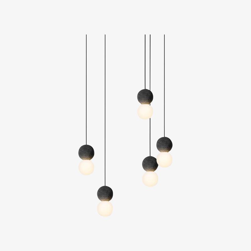 Mirevale Cement Pendant Lamp-Moonnatur