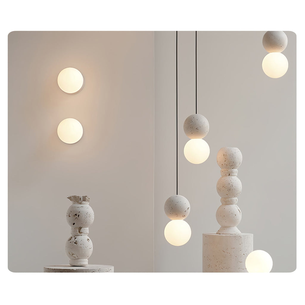 Mirevale Cement Pendant Lamp-Moonnatur