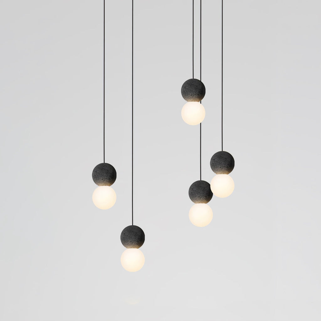 Mirevale Cement Pendant Lamp-Moonnatur