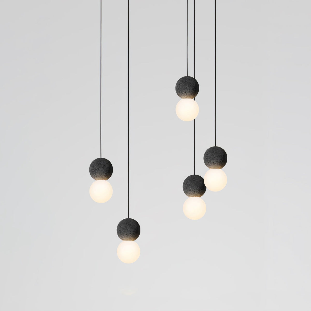 Mirevale Cement Pendant Lamp-Moonnatur