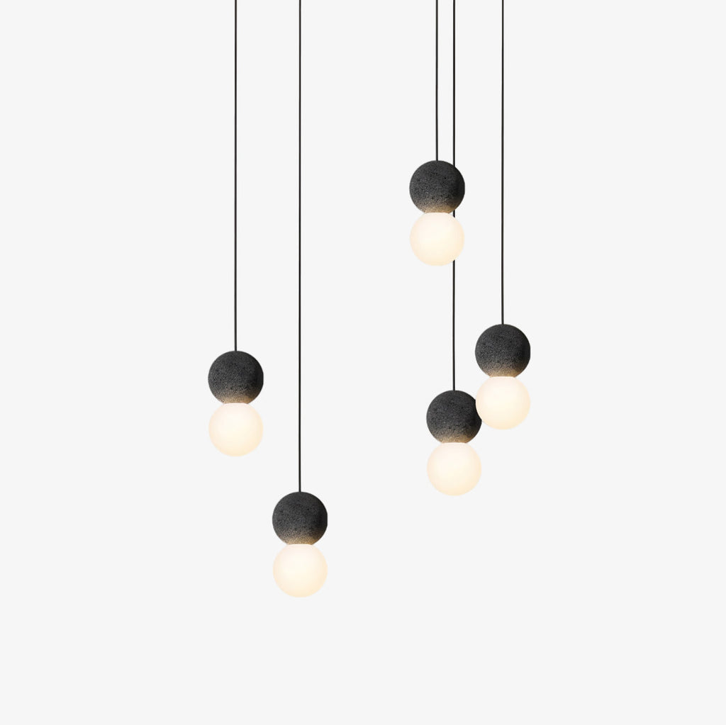 Mirevale Cement Pendant Lamp-Moonnatur