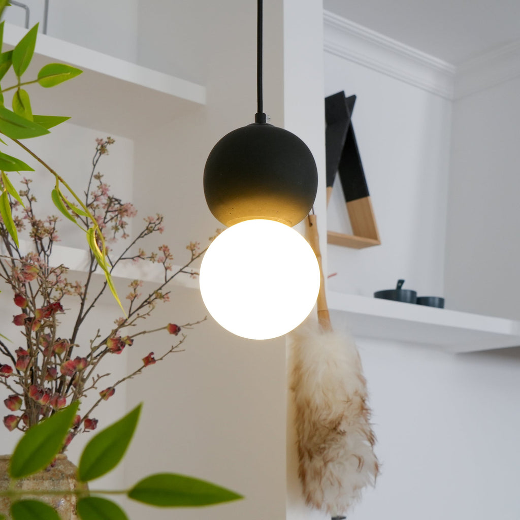 Mirevale Cement Pendant Lamp-Moonnatur
