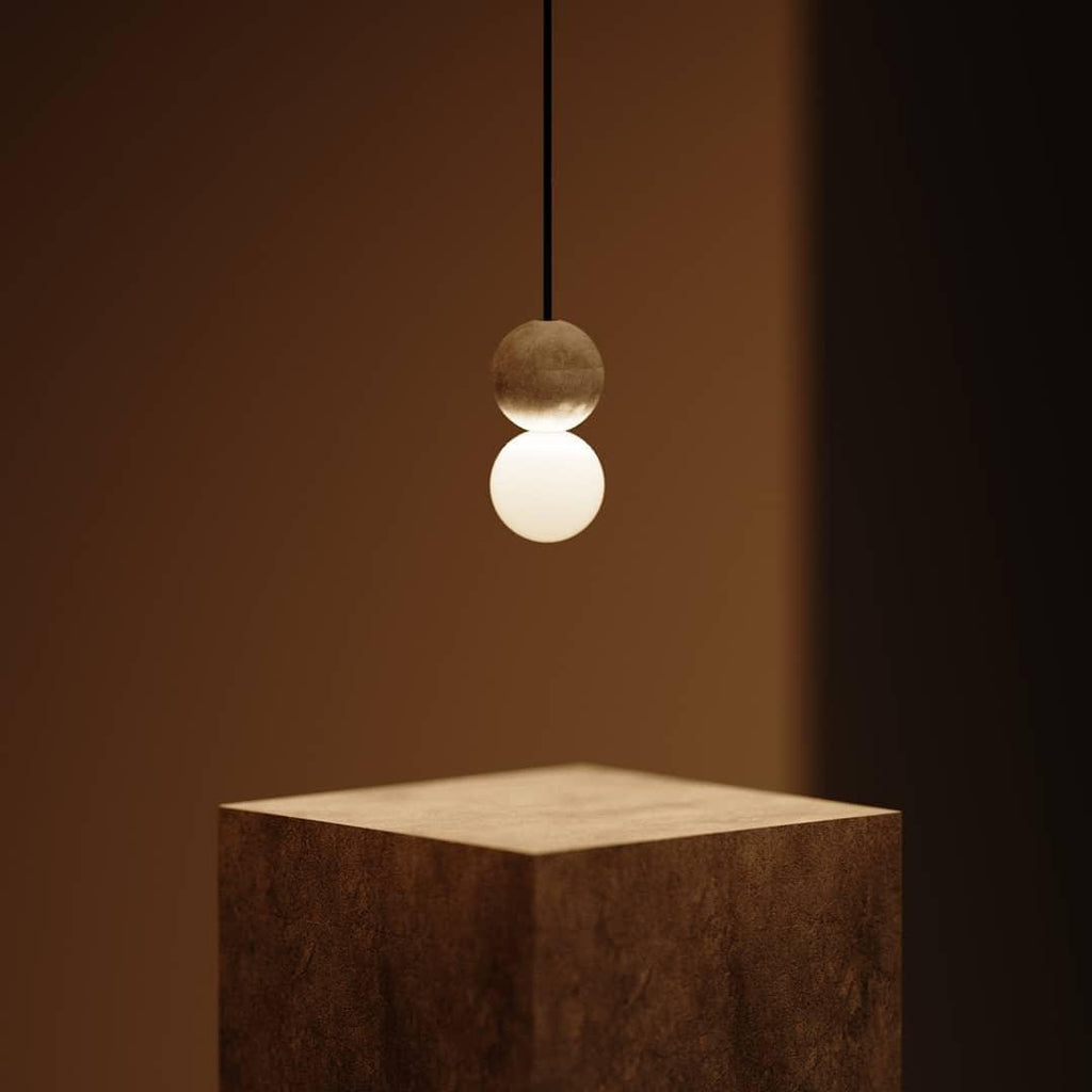 Mirevale Cement Pendant Lamp-Moonnatur