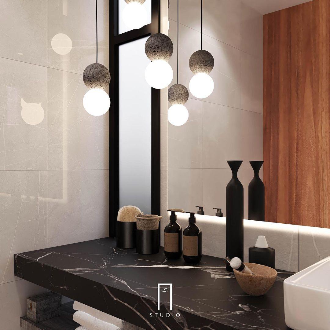 Mirevale Cement Pendant Lamp-Moonnatur