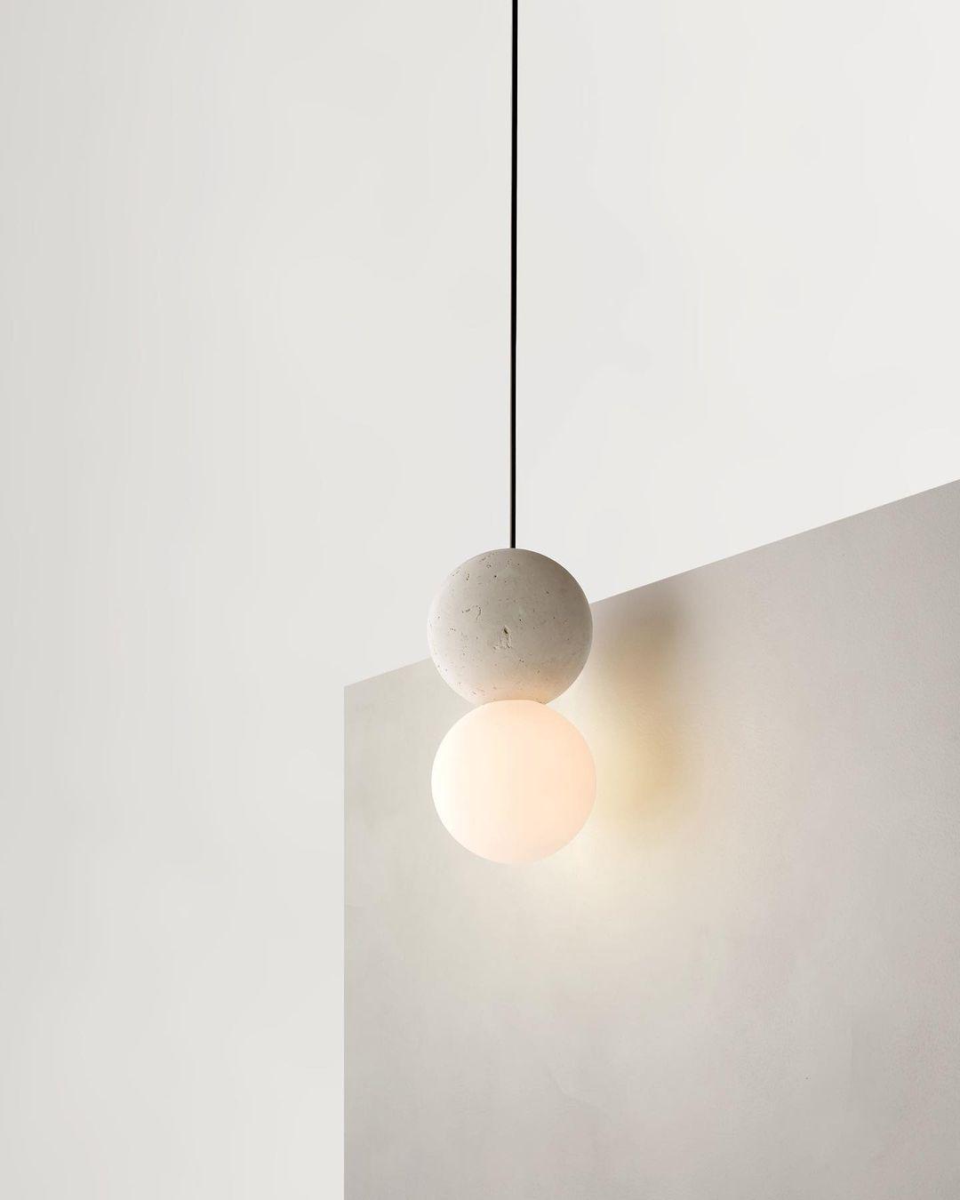 Mirevale Cement Pendant Lamp-Moonnatur