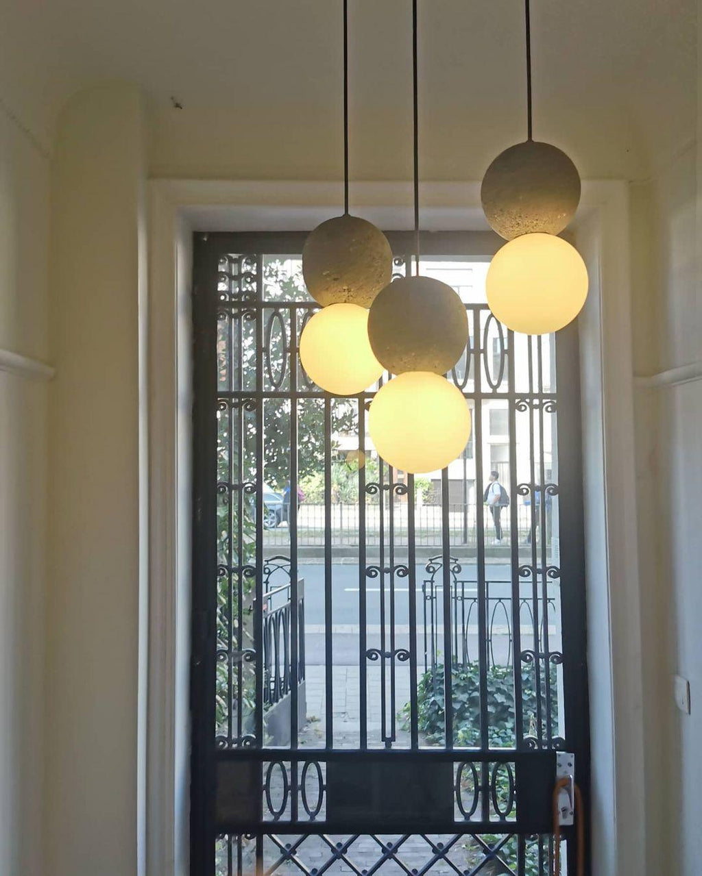 Mirevale Cement Pendant Lamp-Moonnatur