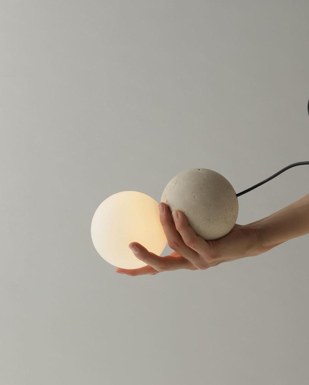 Mirevale Cement Pendant Lamp-Moonnatur