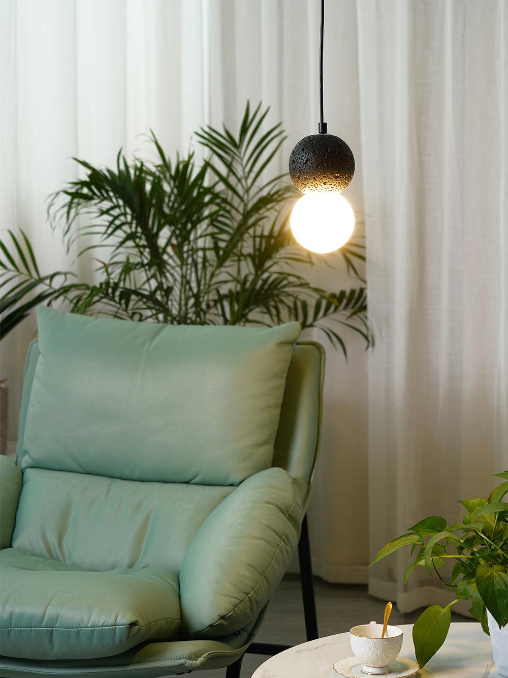 Mirevale Cement Pendant Lamp-Moonnatur