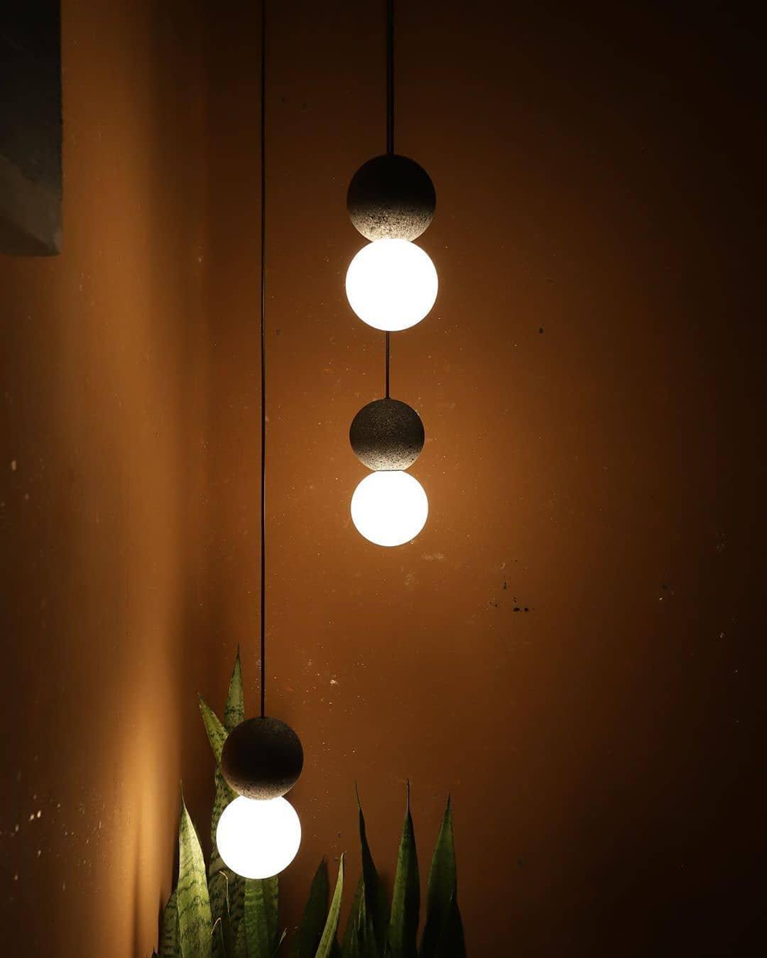 Mirevale Cement Pendant Lamp-Moonnatur