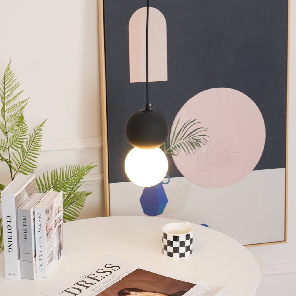 Mirevale Cement Pendant Lamp-Moonnatur
