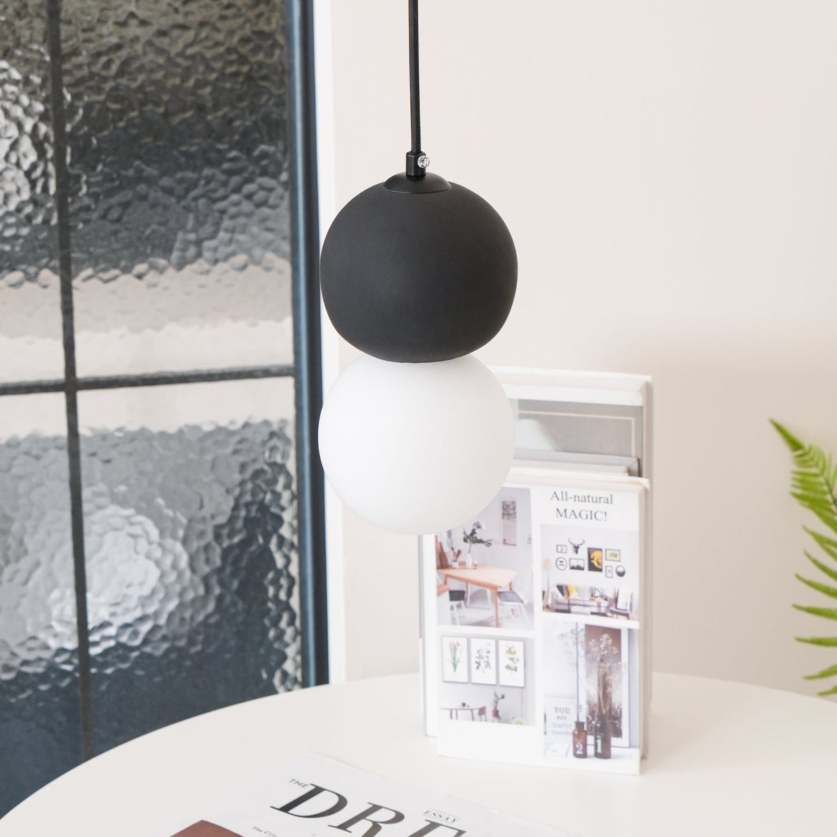 Mirevale Cement Pendant Lamp-Moonnatur