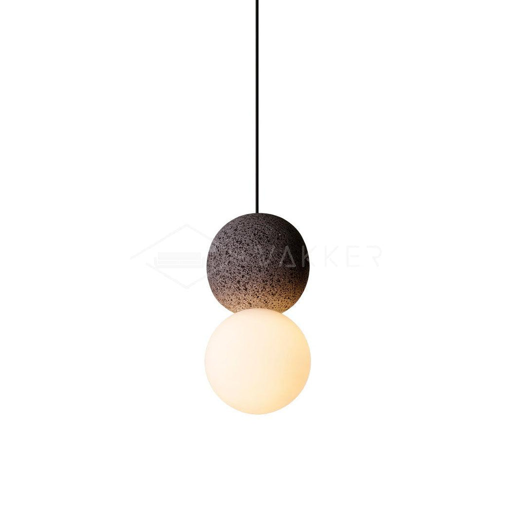 Mirevale Cement Pendant Lamp-Moonnatur