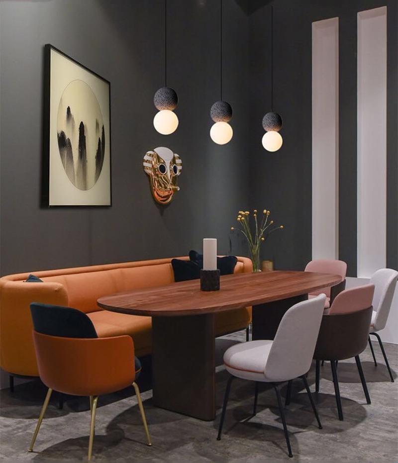 Mirevale Cement Pendant Lamp-Moonnatur