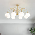 Kiranena Glass Chandelier-Moonnatur