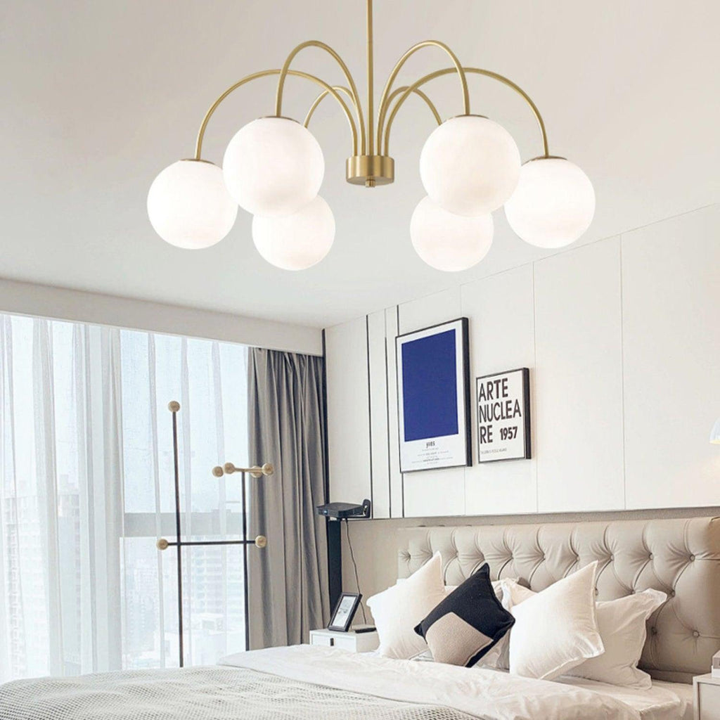 Kiranena Glass Chandelier-Moonnatur