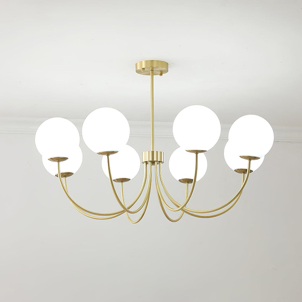 Kiranena Glass Chandelier-Moonnatur