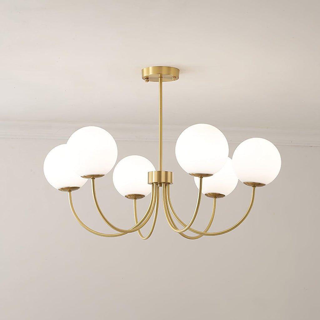 Kiranena Glass Chandelier-Moonnatur