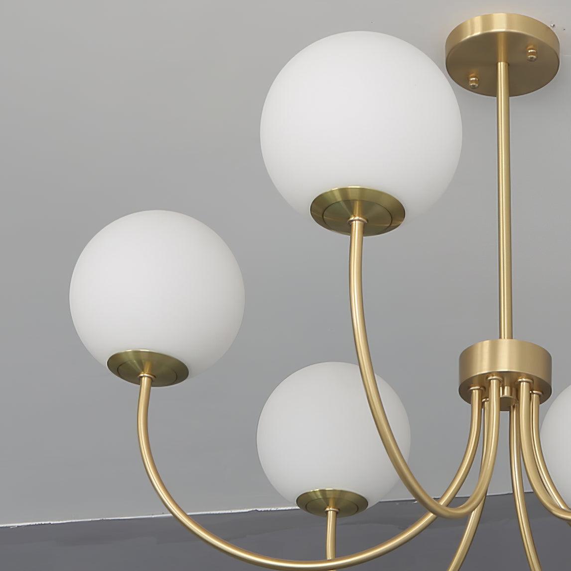 Kiranena Glass Chandelier-Moonnatur