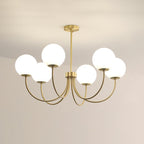 Kiranena Glass Chandelier-Moonnatur
