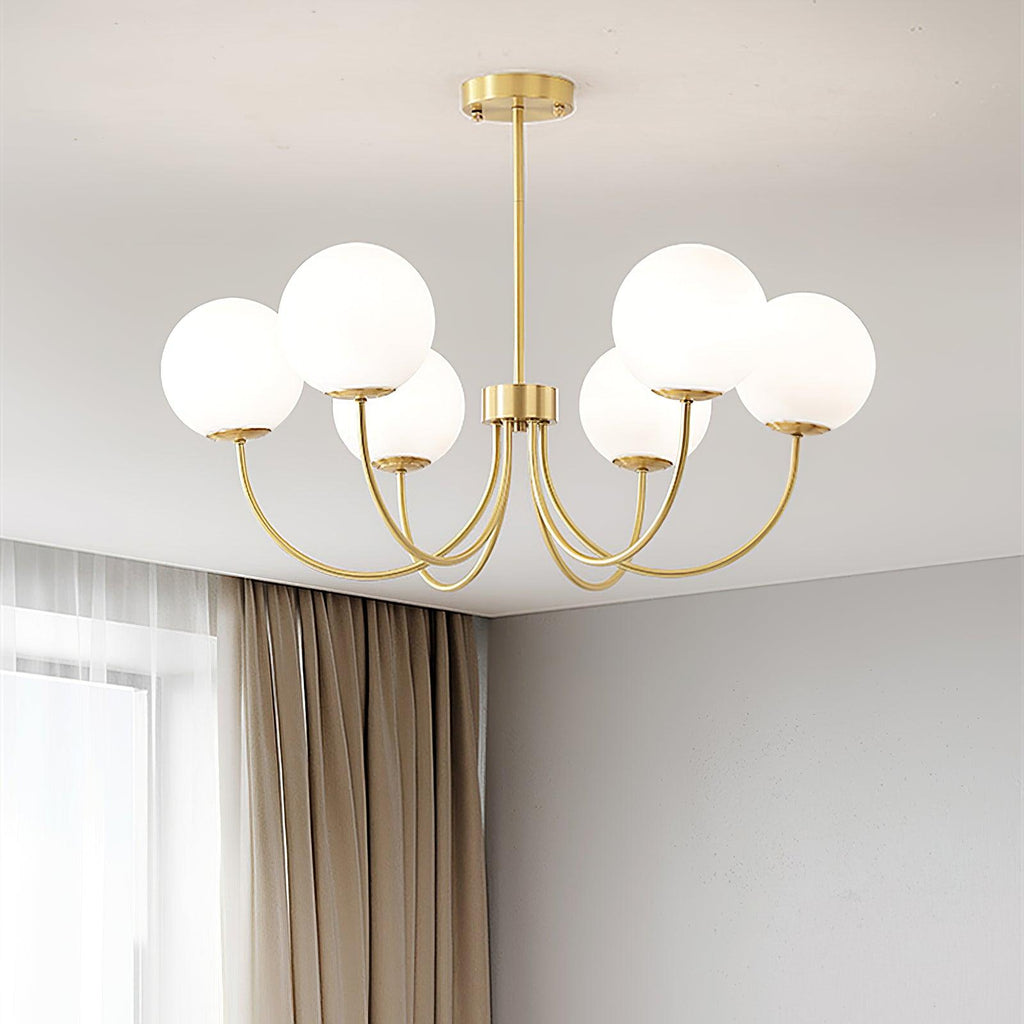 Kiranena Glass Chandelier-Moonnatur