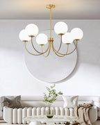 Kiranena Glass Chandelier-Moonnatur