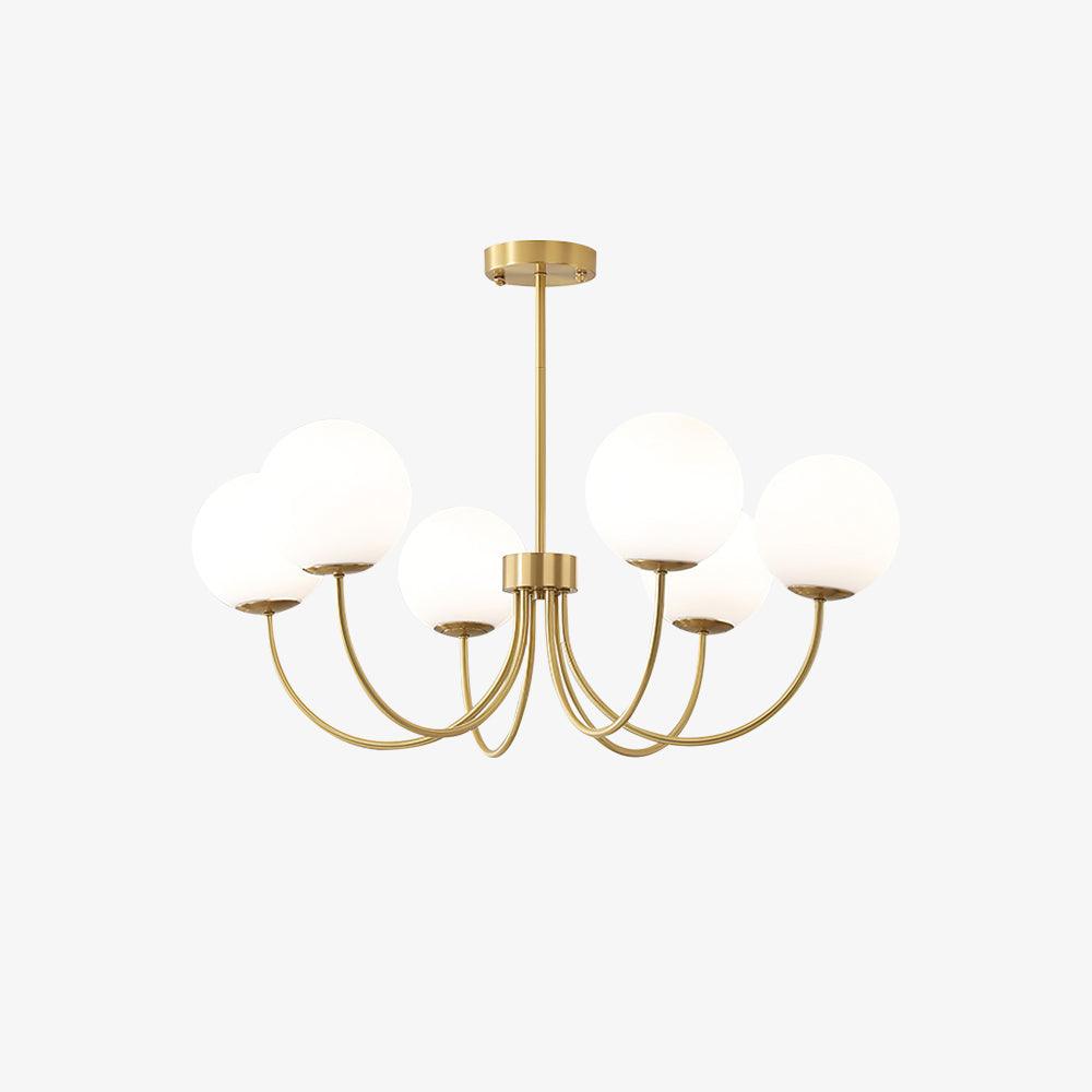 Kiranena Glass Chandelier-Moonnatur