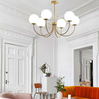 Kiranena Glass Chandelier-Moonnatur