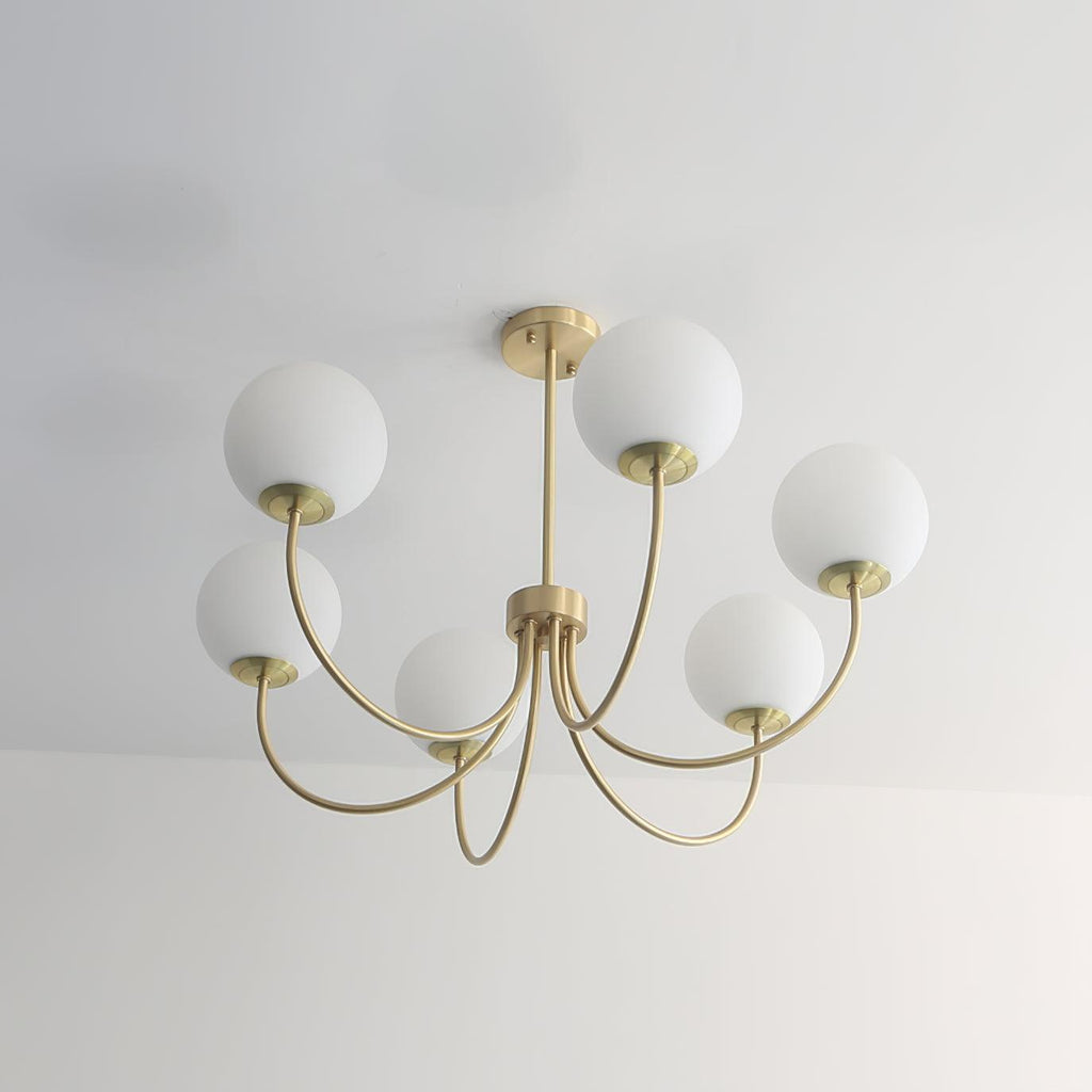 Kiranena Glass Chandelier-Moonnatur