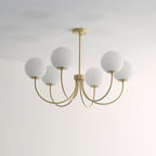 Kiranena Glass Chandelier-Moonnatur