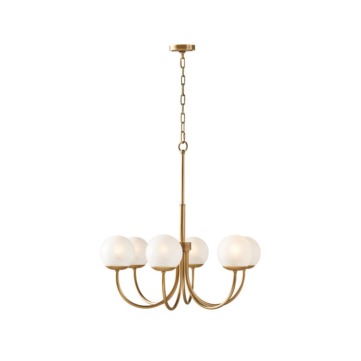 Carrowera Glass Chandelier-Moonnatur