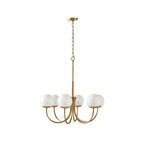 Carrowera Glass Chandelier-Moonnatur