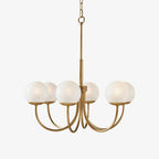 Carrowera Glass Chandelier-Moonnatur