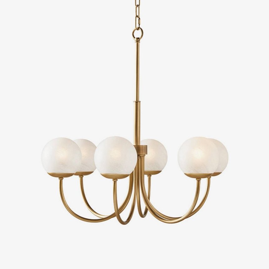 Carrowera Glass Chandelier-Moonnatur