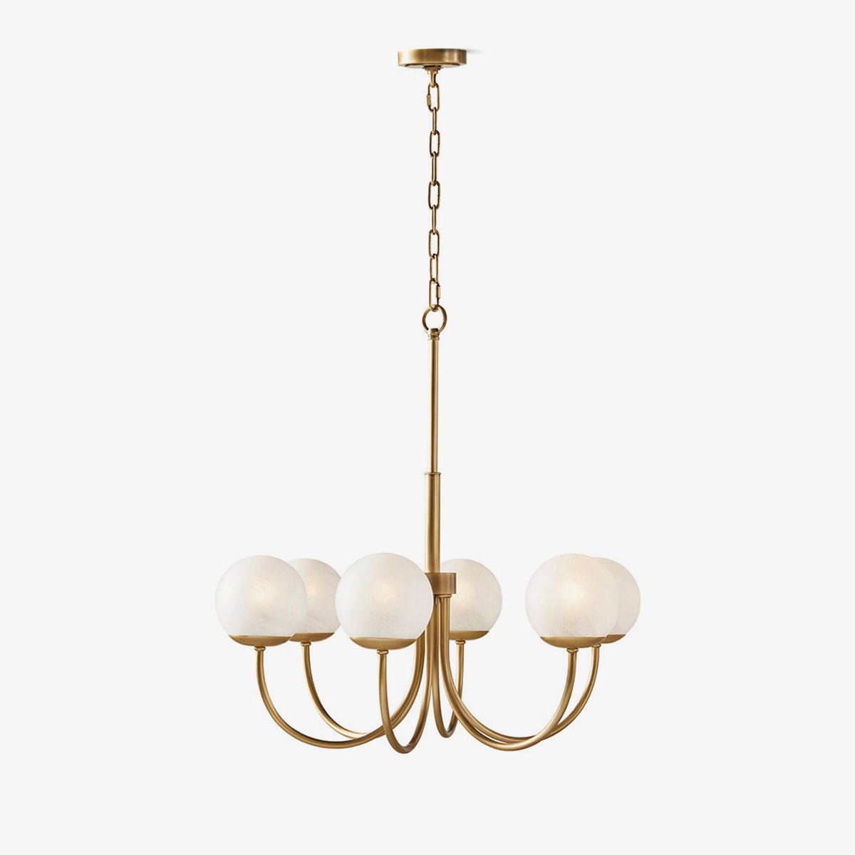 Carrowera Glass Chandelier-Moonnatur