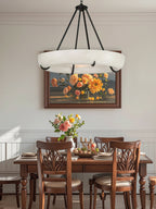 Woldenheath Alabaster Pendant Light-Moonnatur