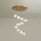 Everella Ceramic Chandelier-Moonnatur