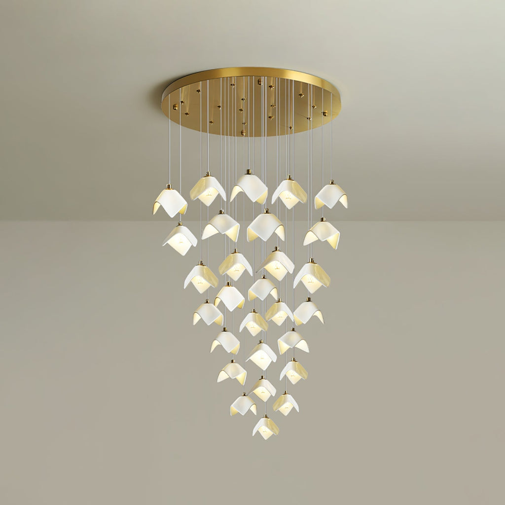 Everella Ceramic Chandelier-Moonnatur