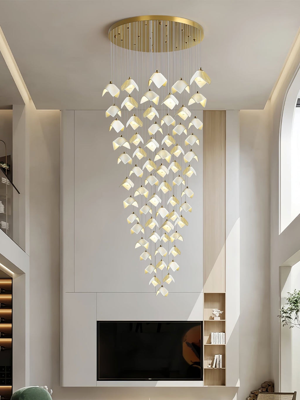 Everella Ceramic Chandelier-Moonnatur
