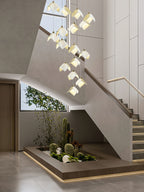 Everella Ceramic Chandelier-Moonnatur