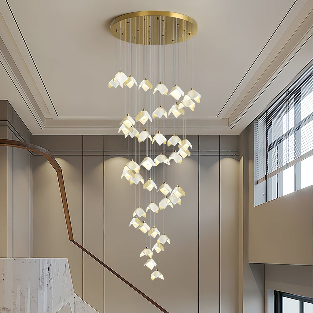 Everella Ceramic Chandelier-Moonnatur