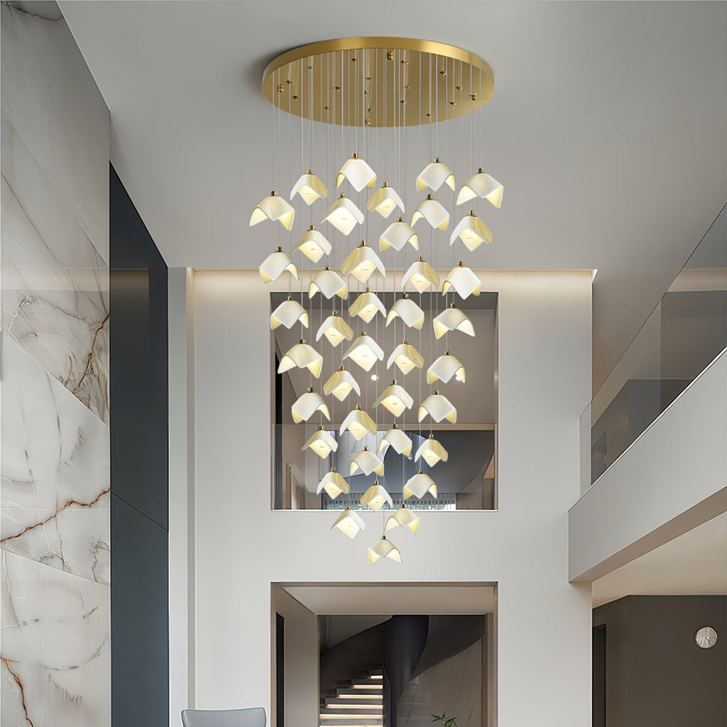 Everella Ceramic Chandelier-Moonnatur