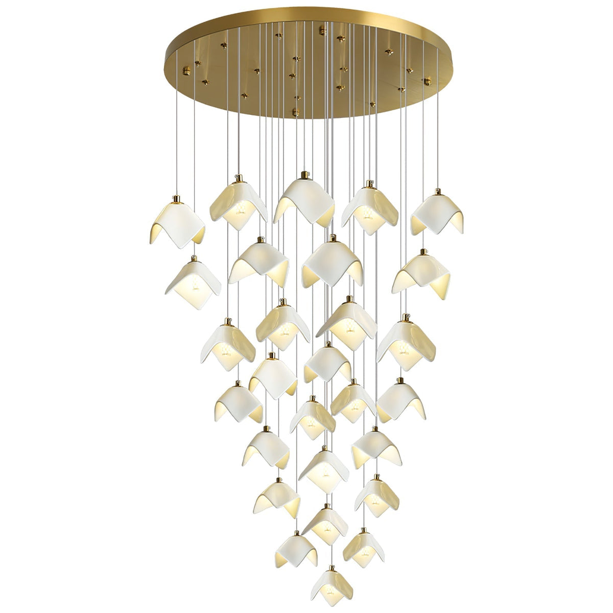 Everella Ceramic Chandelier-Moonnatur