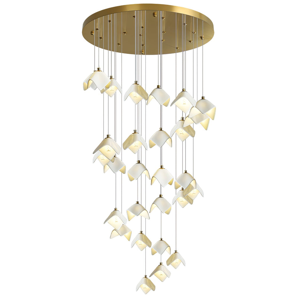 Everella Ceramic Chandelier-Moonnatur