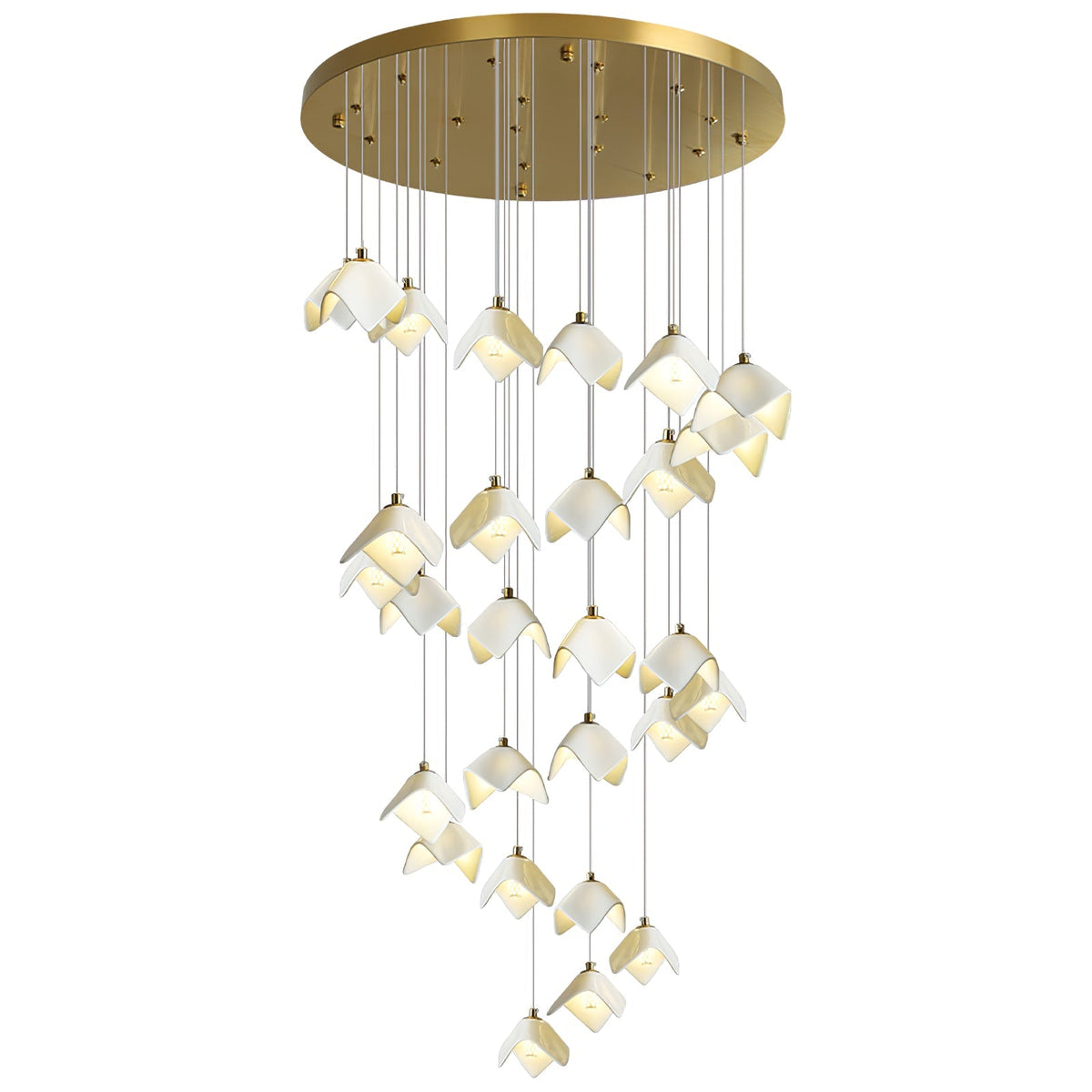 Everella Ceramic Chandelier-Moonnatur