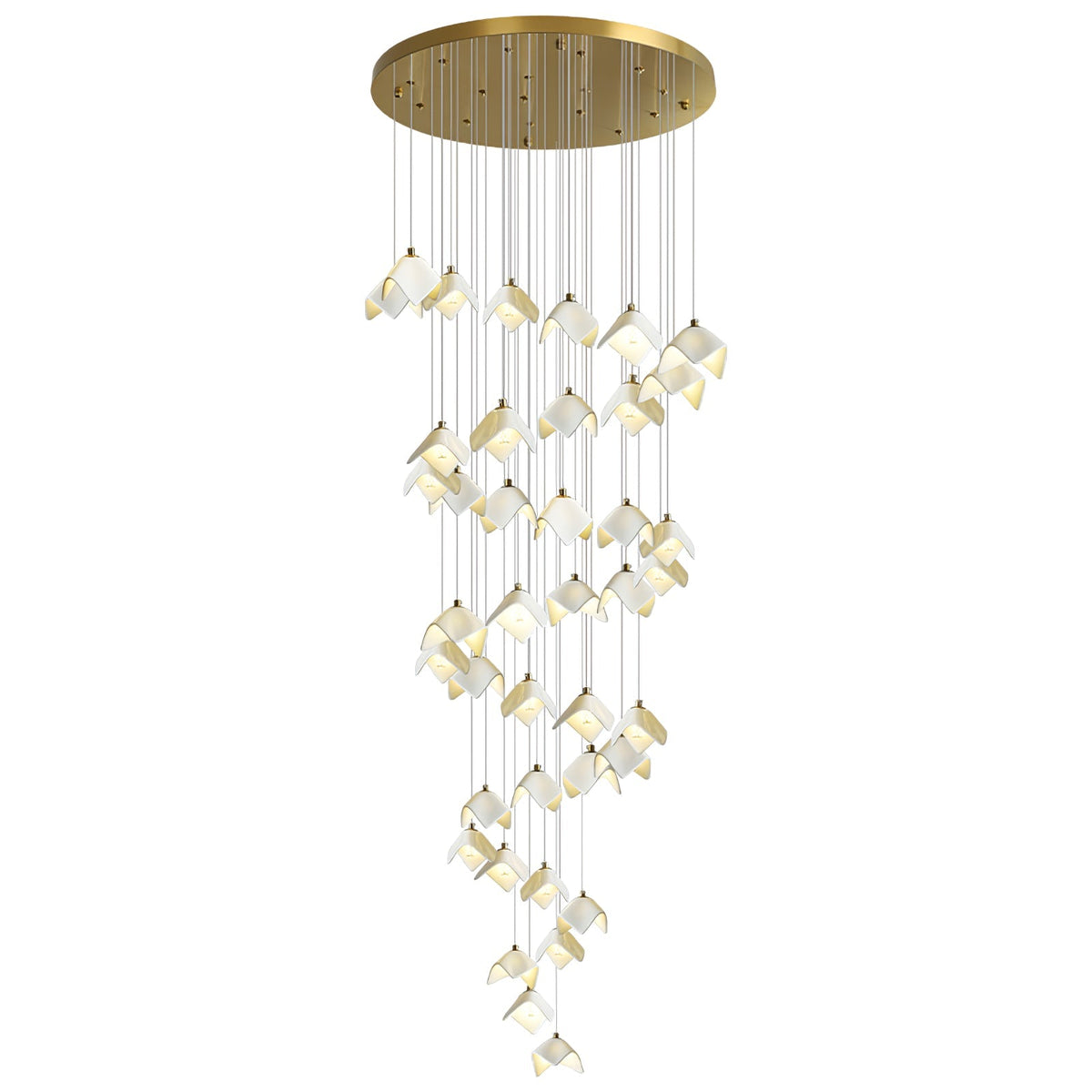 Everella Ceramic Chandelier-Moonnatur