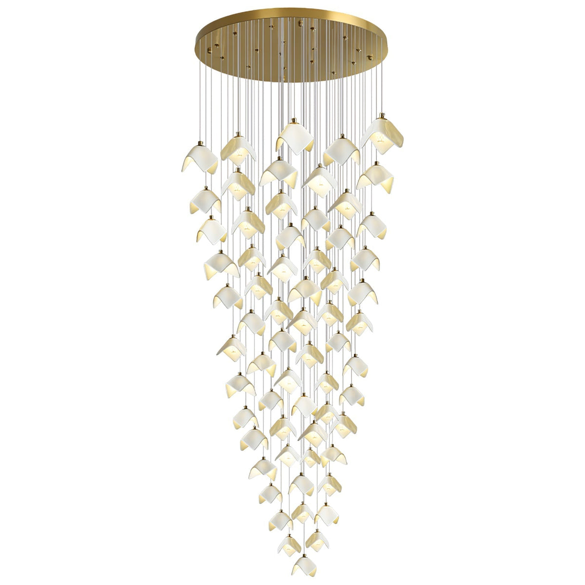 Everella Ceramic Chandelier-Moonnatur